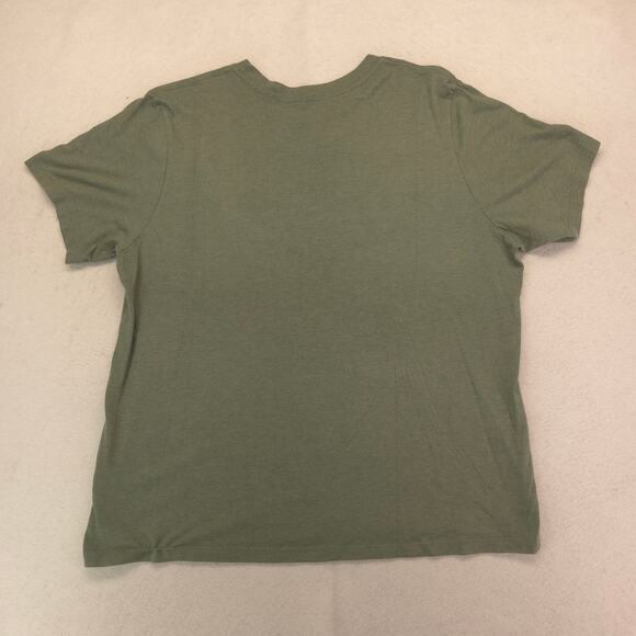 The North Face Casual Short Sleeve Crew Neck Shirt Womens Size XL Green - Picture 9 of 9